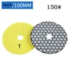 1pc 4inch Diamond Dry Polissing Pad for Granite Marble Griding Panding Dism Abrasif Tools Dremel Tool Arestary