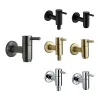 Black Gold Murd Murned Small Tap Decorative Garden Faucet Mop Pool Lavage Machine à eau Basin de robinet Bibcock Taps Chrome plaqué