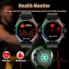 1,58 pouce de montre intelligente originale pour les hommes Bluetooth Call HD HD Smartwatch Heart Cate Monitoring NFC Compass IP68 Imperproof Sport Watch