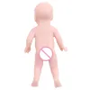 IVITA WG1572 6.49inch 123g 100% Silicone Reborn Baby Doll Unpainted Unfinished Realistic Mini Dolls for Children Christmas Toys