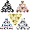 10st 3 4 5 6mm Steel Semi Replacement Balls Body Jewelry Piercing Barbell Tongue Nipple Belly Button Helix Rings Parts 240407