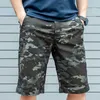 Men's Shorts Summer camouflage mens shorts IX14 outdoor military tactical cargo pants casual loose five point mens jogging sports pants J240409