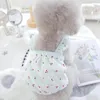 Vêtements pour chiens vêtements d'été mignon robe d'élingue florale jupe mince pour petit chihuahua bichon caniche chiens costume chiot robes animales