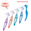 Brosse de nettoyage de prothèse dentaire Denture False False Dent Brush Oral Care Tooth Bross