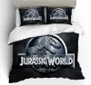 Ensemble de literie Jurassic Park 3D Kid Garçon à la maison DÉCORS TEXTILE LITS LIT SIGE COMFORTES COUPLE COUPLE COUPE DINOSAUR REBUT