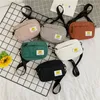 Shoulder Bags Small Canvas Crossbody For Women 2024 Corduroy Mini Woman Korean Messenger Bag Female Students Handbags Bolsas