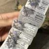 Manoscritto di fiori di vegetale vintage Planescript Materiale traslucido per la junk jounking scrapbooking decorativo artigianato diario di sfondo
