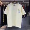 Dobra jakość Nowa przybycie w 2024 rhude streetwear T-shirt mężczyzn Hip Hop Rhude Kobiety Para T koszule duże koszule Vintage koszule męskie odzież