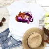 Musikfläkt Klassisk tryck avslöjar det hemliga monsteret High T-shirt Summer Essential T ees Women Vintage Streetwear Loose Cool Tops