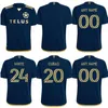 2024 2025 Vancouvers Maglie da calcio via Whitecaps Vancouvers Whitecaps FC Men Full Kits Full 24 25 Shirt da calcio