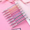 Colors Gel Pen Refill 0.8mm Metal Glitter Highlighter Fluorescent Ink Colorful Cartridge Painting Handle Rod Wring Stationery