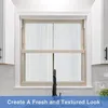 Fensteraufkleber Vilma Privacy Film Frosted Reeded Glass Sonne blockieren nicht klebrig