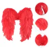 ALINI ANGELLI CHIUSA BAMBINO HALLOWEEN COSTUTTO DI HALLOWEEN ROSSO REDID CUPID PROP