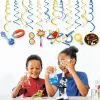 Boy Kids Scientist Laboratory Science Baby Shower Party Disponertable Table Set Set Plate Banner Decorations Birthday Party Favors