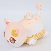 Market Hot Selling Sweet Cat Pillow Doll Gift Strawberry Cola Burger Series Cat Plush Children's Toy Wholesale