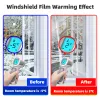 Films Erocaca Winter Windows Rétrocheur Isolation thermique Film Indoor Windproofing Warm Selfadhesive for Energy Saving Film Soft Glass Film