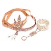 Fantastiska Gatsby -smycken Samma hårtillbehör, Crown European och American Bride Jewelry Female Pearl Hair Accessory