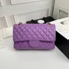 7a Sac à bandoulière de chaîne de femmes de qualité originale Caviar Caviar Lambe en cuir de luxe Dreigner mouton cf CF Fashion Crossbody Classic Classic Rabag à main sac à main