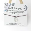 Lucky Koala Wish Bracciale Cute Koala Charm Wish Card Friendship Bracelets Koala Jewelry for Women Men Mest Friend Gifts