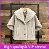 Top Quality Max Teddy Coat for Women, 62% Alpaca 24% Wool 12% Silk, 2023 New Winter Teddy Cloak Short Coat, Fur Coat for Women