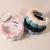 Vintage Velvet Cloud Hair Hoop pour les femmes Girls Sponge Band Lavage Face Face Broupeau Spa Spa Salle de bain Accessoires