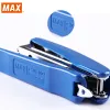 Stapler Japan Max HD10D Pracows Ravs Mini Portable Mały zszywacz z zszywaczem można zamówić 20 stron 10 zszywaczy dla studentów biurowych