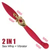 Feather Pen Shaped Vibrator sexy Whip Toys for Women 9 Modes Female Masturbator Clitoris G-spot Stimulator Anal Plug