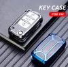 Zachte TPU -auto Remote Key Case Cover Holder voor VW Bora Polo Tiguan Jetta Passat B5 B6 B7 Golf Beetle7075223