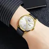 Orologi da polso Skmei 1991 Luxury Quartz Watch Men Fashion Cink Ogen Leather Cink Waterproof Sport Date Week Clcok Reloj Hombre