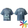 T-shirt maschile Stampa pentagramma Lavata Taglie di archivio Far Archive Uomini High Street Far