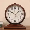 Creative Home Home Silent Desk Clock, европейские ретро -настольные часы, 10 дюймов, гостиная, спальня, настольные украшения