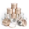 5st Luxury Candle Burs with Lid Bulk Round Candle Container Tins Tom förvaringslåda för DIY SALVES Hud Care Beauty Prover