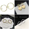 Women Ear Studs Collezione di orecchini alla moda con scatola 19198 19817 22449