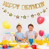 Party Decoration 3pcs/set Happy Birthday Banner Baby Shower First Decorations Po Booth Bunting Garland Flags