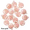 40pcs 6 cores árvore de vida charme pingente Acessórios de jóias Fazendo colar de pulseira diy 13*11mm