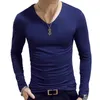 T-shirt maschile Jodimitty 1pc Fashion Sale Hot Classic T-shirt a maniche lunghe per uomo Fitness magliette magliette Slimt Shirt Designer Tees Solid Topsl2404