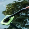 Bilrengöring tvättborste verktyg med långhandtaget bilfönster renare tvättpaket vindrutetorkare mikrofiber torkare renare borste