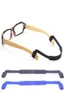 50pcslot Super Soft Silicone Elastic Glasses Rope Gelglas Band Antiskid Rope Cord Chain Holder Sports Glasses Band Eyeglass BA2502639