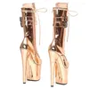Dance Shoes Women 20CM/8inches PU Upper Plating Platform Sexy High Heels Boots Pole 529