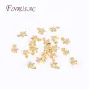 18K Gold Plated Tiny Star Pingente Charms para fabricação de jóias, pequenos encantos do pentagrama da moda Acessórios para descobertas de jóias DIY