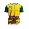 Turtle Outfit 3D Stampato Nuovo estate maschile e femminile non mainstream Funny Casual Street hip-hop Of O-Neck Top-shirt Top