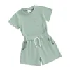 Kleidung Sets Kleinkind Baby Jungen Mädchen Sommeroutfit