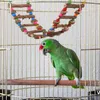 Другая птица поставляет попугай Лестница Хомять крепкая безопасная кокатиэль деревянная жевательная игрушка