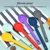 Set di stoviglie strumenti resistenti alla cucina resistente alla cucina silicone cucchiaio cucchiaio cucchiai ad alta temperatura