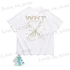 メンズTシャツメンズTシャツは白い不規則な矢の夏の指のゆるいカジュアルショートSlve Tシャツ男性と女性のための印刷された手紙X