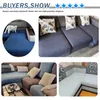 Couvre-chaise Jacquard Sofa Seat Cover Peround Stretch Cushion Spandex Solid Living Room Furniture Protector Home