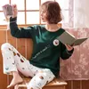 Home Clothing Autumn Spring Long Sleeved Pajamas Set For Women Pijamas Mujer Leisure Suit Ladies Soft Cotton Sleepwear