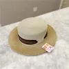 Beretten 202403-24-XX INS CHIC Summer Velvet Webbing Sunshade Sun Protection Lady Fedoras Cap Women Leisure Panama Jazz Hat