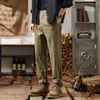 Herrenhose Hiqor Brand Mann Klassiker Arbeit Stretch Cargo Männer Baumwolle männlich schlanker grauer Khaki Korea Spring Baggy Casual Hohosers für