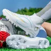 American Football Shoes 2024 Children's Long Spikes Child's Society Cleats Comfortable Crampon Original Mens Soccer Drop